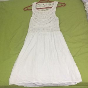 Streetwear Society White Crochet Dress